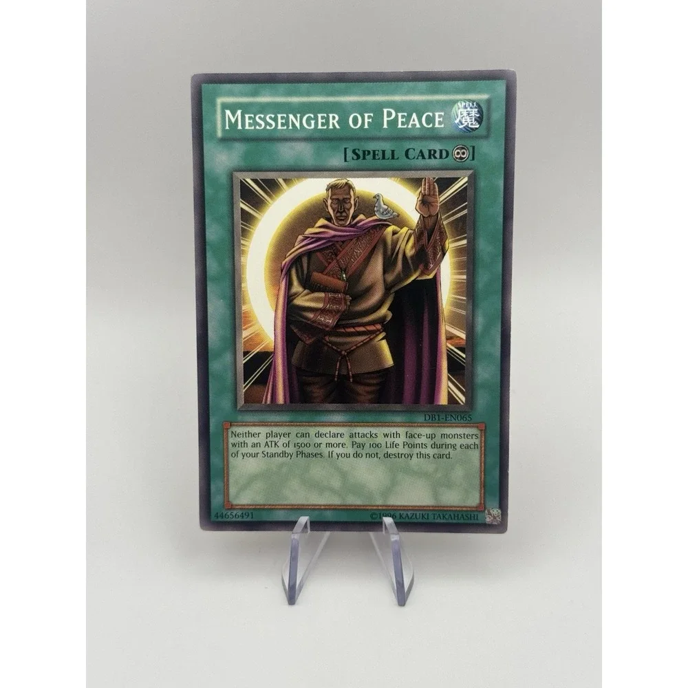 Yu-Gi-Oh! Messenger of Peace DB1-EN065 Dark Beginning 1 Common Vintage LP